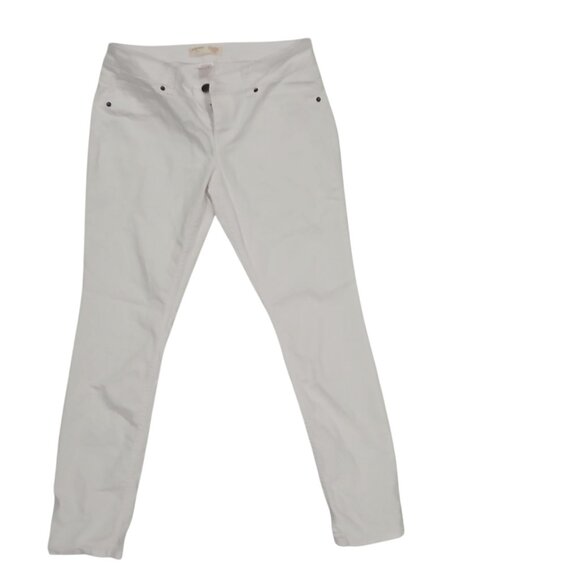 No Boundaries white skinny Pants stretch lightweight Jeans size 13. - Picture 1 of 11